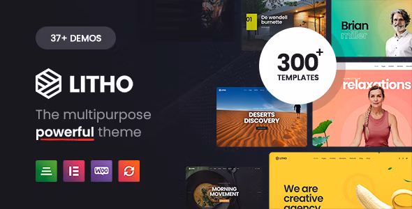 Litho - Multipurpose Elementor WordPress Theme v2.5