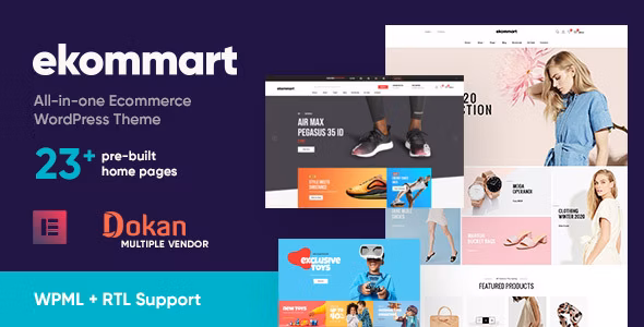 ekommart - All-in-one eCommerce WordPress Theme v4.1.1