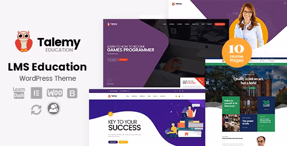 Talemy - LMS Education WordPress Theme v1.2.2
