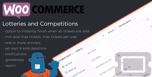 WooCommerce Lottery - WordPress Competitions and Lotteries, Lottery for WooCommerce v2.2.5